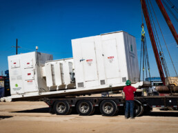 EDT electric generator delivered to site