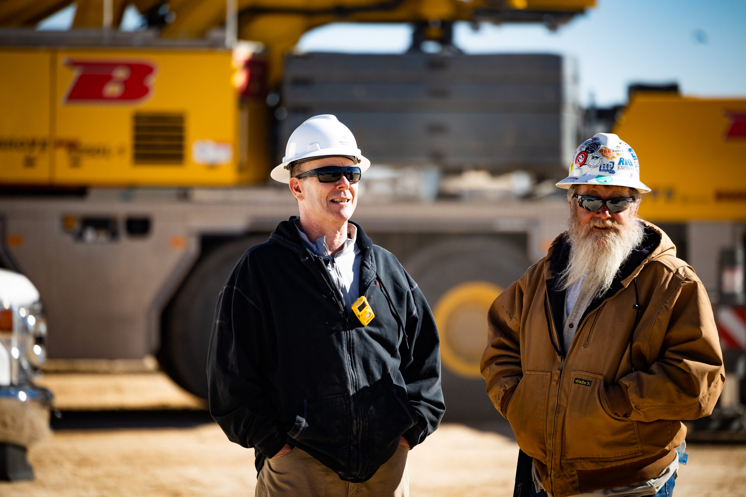 Electric Drilling Technologies staff on-site